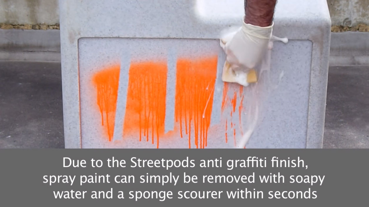 Streetpod Graffiti Fire Test