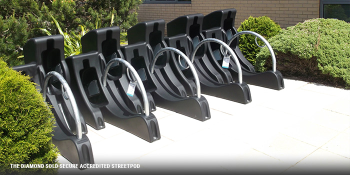 streetpod for 10 bikes