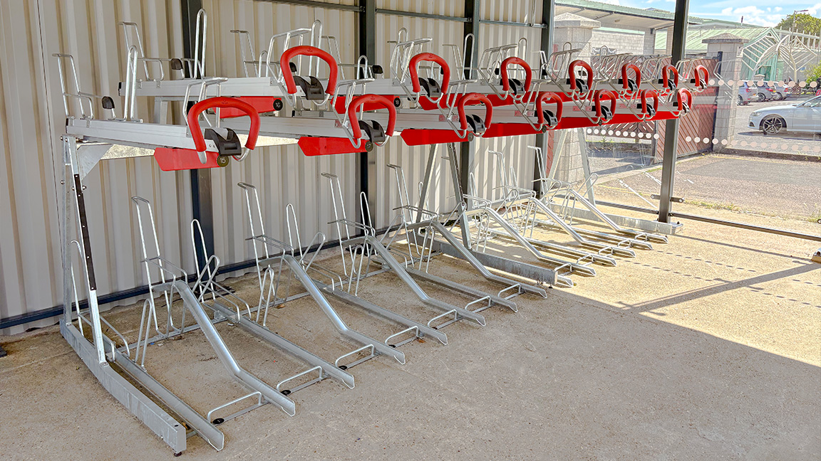easylift two tier cycle racks