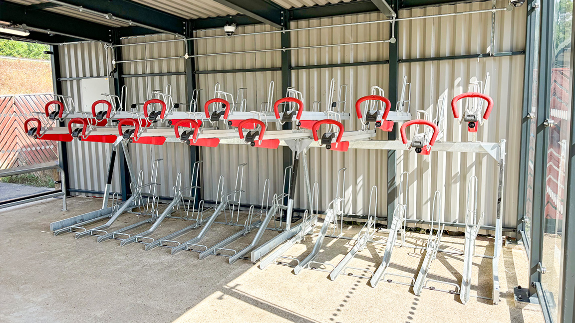 easylift two tier cycle racks