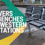 south western railway platform benches